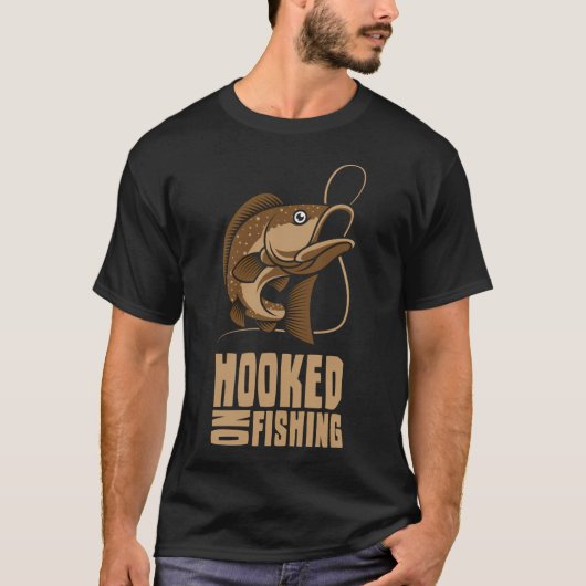 T-shirt Accro au Pêche (Devant)