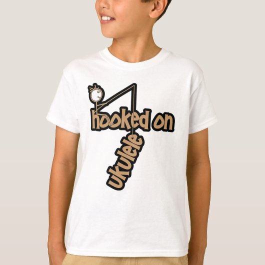 T-shirt Accro au Ukulele (Devant)