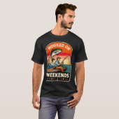 T-shirt Accro aux week-ends (Devant entier)
