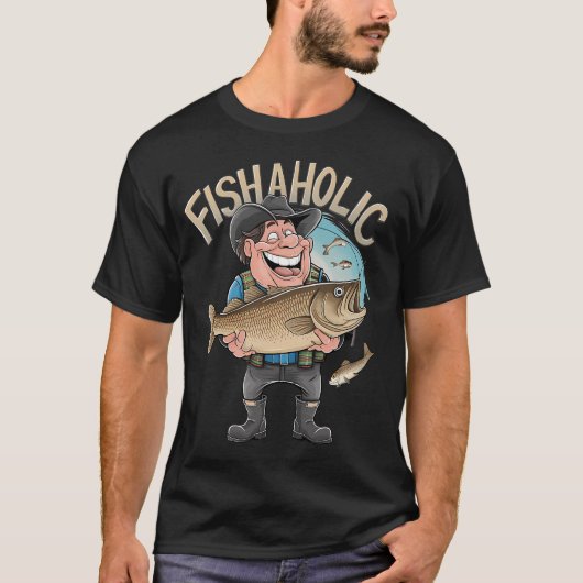 T-shirt Accro du poisson (Devant)