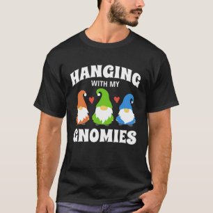 T-shirt Accrochage Avec Mes Gnomes Fleuristes Nains de Jar