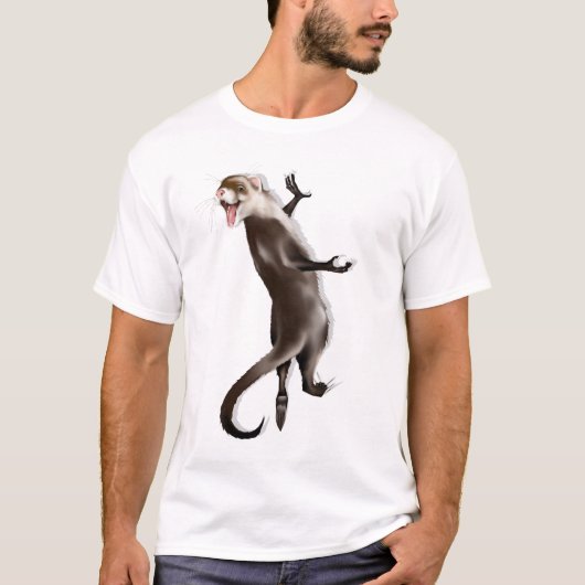 T-shirt accrochant de furet (Devant)