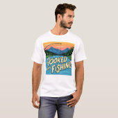 T-shirt accroché à la pêche (Devant entier)