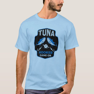 T-shirt Accroché À La Pêche Au Thon