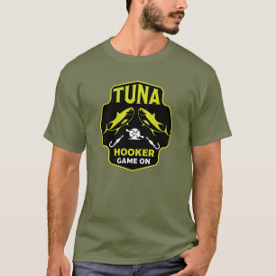T-shirt Accroché À La Pêche Au Thon