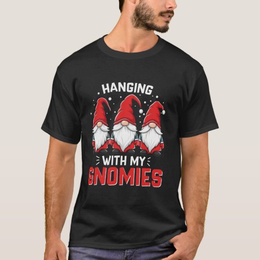 T-shirt Accroché à mes gnomes (Devant)