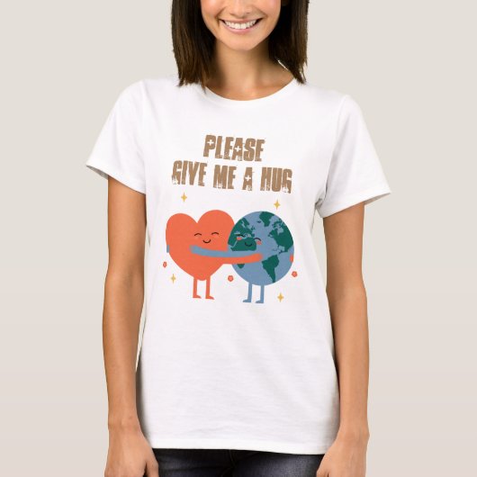 T-shirt Accroche-moi, s'il te plaît. (Devant)