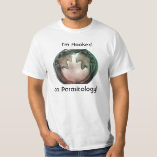 T-shirt Accroché sur la parasitologie