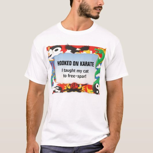 T-shirt Accroché sur le karaté #2 (Devant)