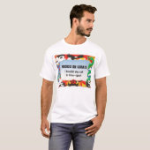 T-shirt Accroché sur le karaté #2 (Devant entier)