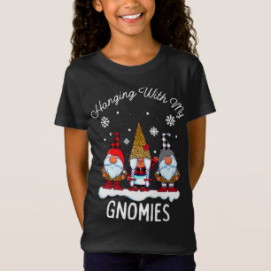 T-Shirt Accrochement Avec Mes Gnomies Reindeer Antlers Tre