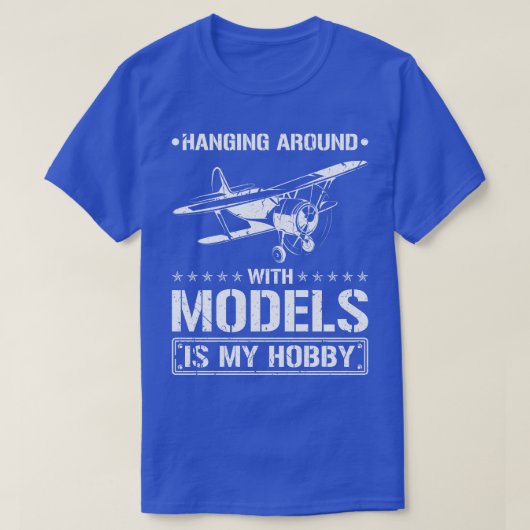 T-shirt Accrocher avec les modèles Avion RC Vol (Design devant)