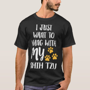 T-shirt Accrochez-Vous À Mon Chih Tzu