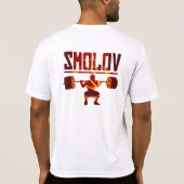 T-shirt accroupi de Smolov (Dos)