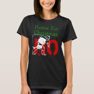 T-shirt Accueil 4 Noël Père Noël Hohoho Joyeuses Fêtes