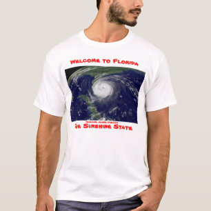 T-shirt Accueil à la chemise d'ouragan de la Floride