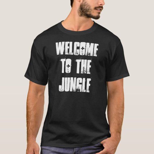 T-SHIRT ACCUEIL À LA JUNGLE (Devant)