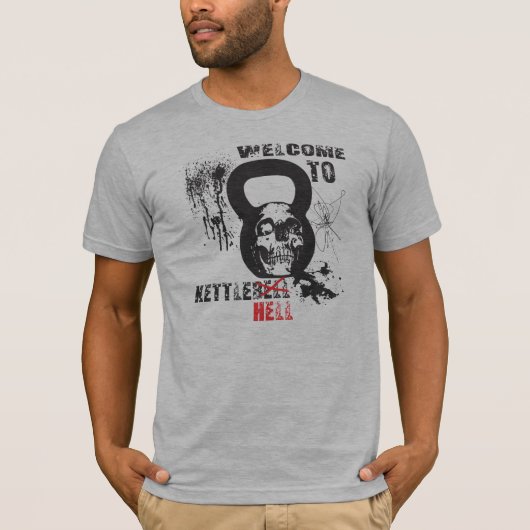 T-shirt Accueil à l'enfer de Kettlebell (Devant)
