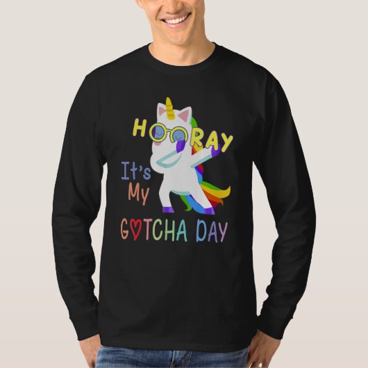 T-shirt Accueil d'adoption d'enfants C'est ma Gotcha Day K (Devant)