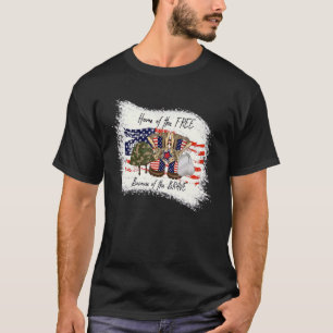 T-shirt Accueil De La Liberté À Cause Des Braves Mens 4th