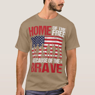 T-shirt Accueil De La Liberté À Cause Du Brave Vétérinaire