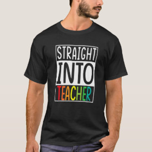 T-shirt Accueil De L'Étudiant De L'Enseignant Retour À Sch