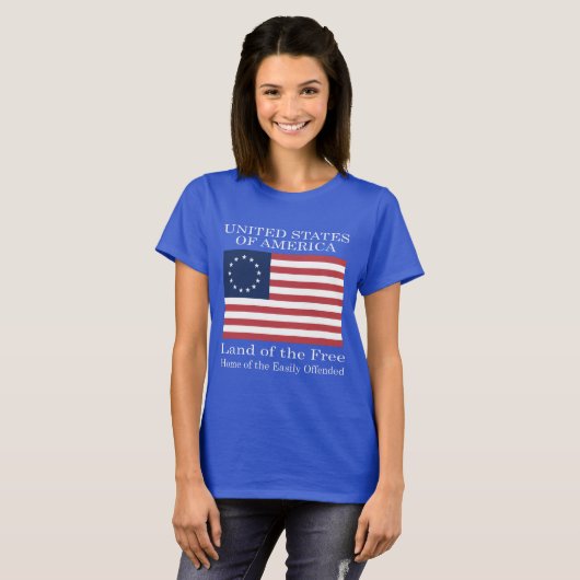 T-shirt Accueil de l'offensé facile (Devant entier)