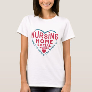 T-shirt Accueil de soins infirmiers Travailleur social App