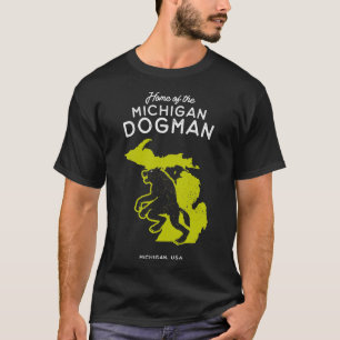 T-shirt Accueil du Michigan Dogman Michigan USA