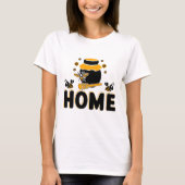 T-shirt "ACCUEIL" en pot d'abeille et de miel (Devant)