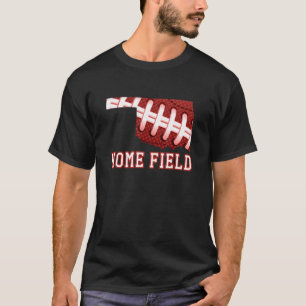 T-shirt Accueil Football Oklahoma Okie Red