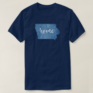 T-shirt Accueil Iowa Grain de Bois