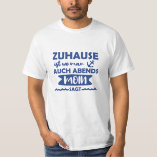 T-shirt Accueil Moin Allemagne du Nord Ancre Mer du Nord M