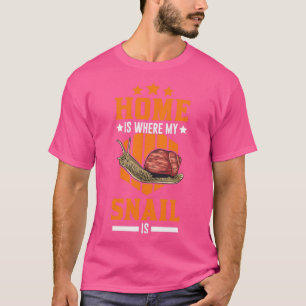 T-shirt Accueil Où Est Mon Escargot