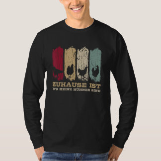 T-shirt Accueil où mes poules sont Élevage de poules Poule