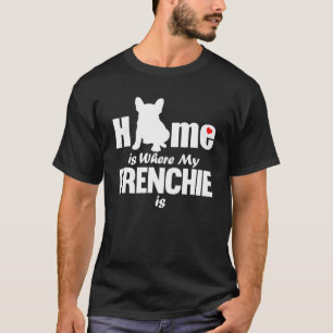 T-shirt Accueil Où Mon Français Est Français Bulldog