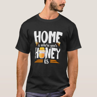 T-shirt Accueil Où Votre Miel Est Apiculteur Apiculture