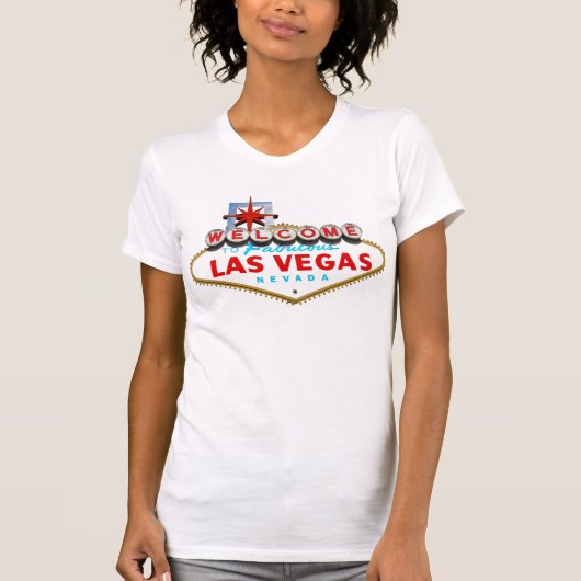 T-shirt Accueil pièce en t vers Las Vegas fabuleux, Nevada (Devant)