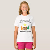 T-shirt Accueil pour Noël (Devant entier)