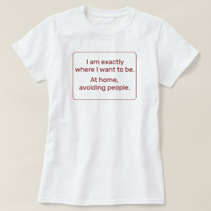 T-shirt Accueil (rouge)