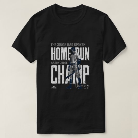 T-shirt Accueil Run Champ Aaron Juge New York MLBPA (Design devant)