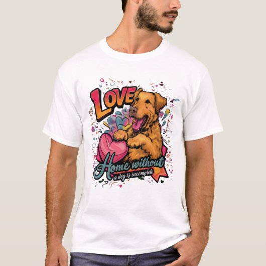 T-shirt Accueil sans chien incomplet (Devant)