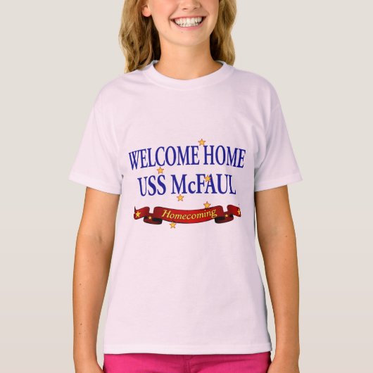 T-shirt Accueil USS McFaul (Devant)