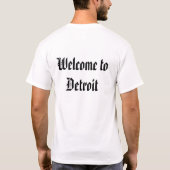 T-shirt accueil vers Detroit (Dos)