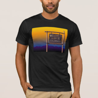 T-shirt accueil vers le Colorado coloré