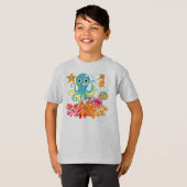 T-shirt Accueil vers l'océan (Devant entier)