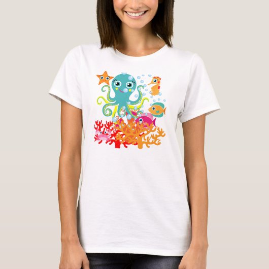 T-shirt Accueil vers l'océan (Devant)