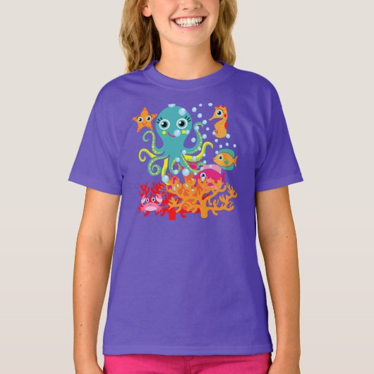 T-shirt Accueil vers l'océan (Devant)