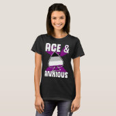 T-shirt Ace And Anxious  Asexual Pride Symbol Introvert (Devant entier)