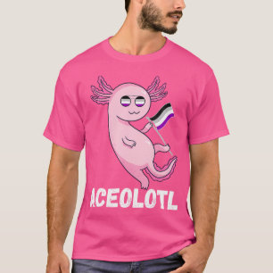 T-shirt Ace Axolotl Fierté sexuelle Drapeau Salamander mex